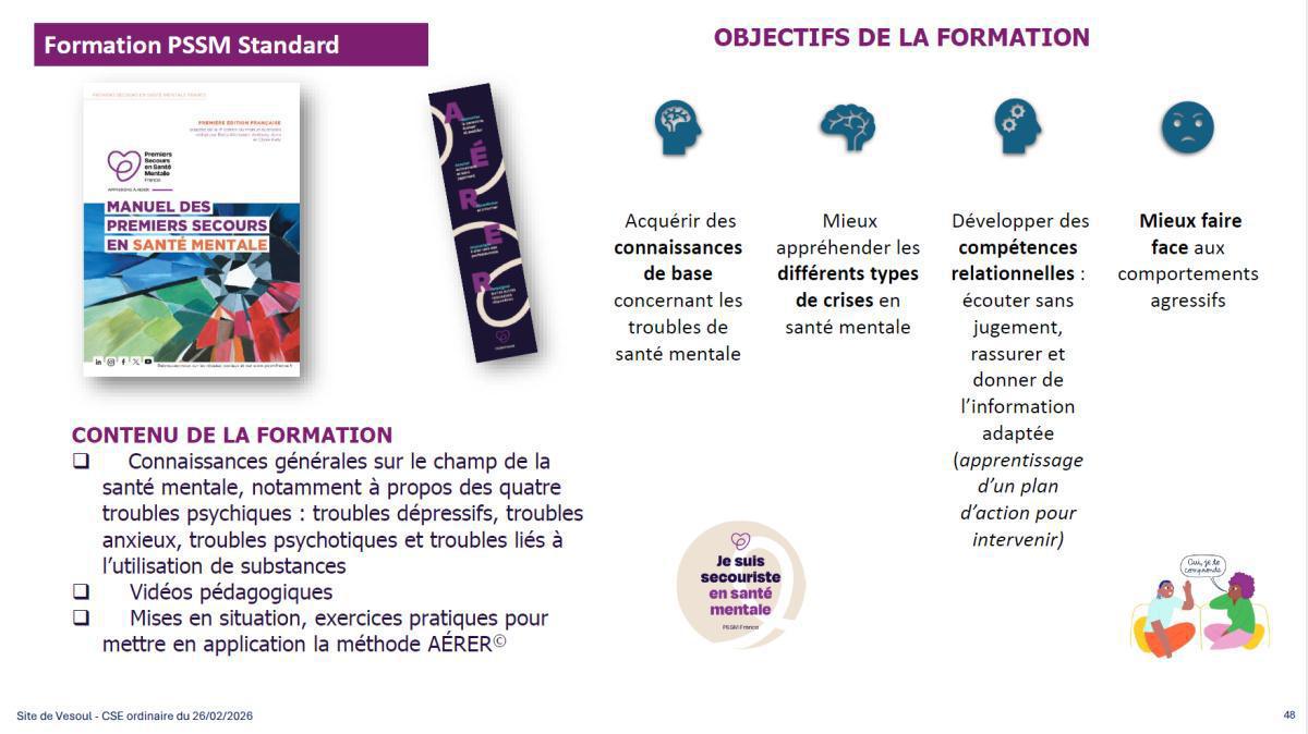 Quelques données et infos suite au CSE du 26 Février 2026