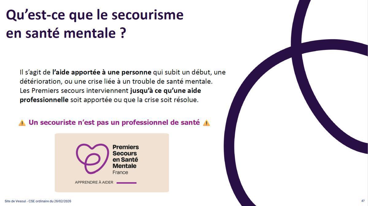 Quelques données et infos suite au CSE du 26 Février 2026