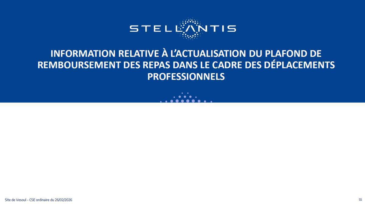 Quelques données et infos suite au CSE du 26 Février 2026