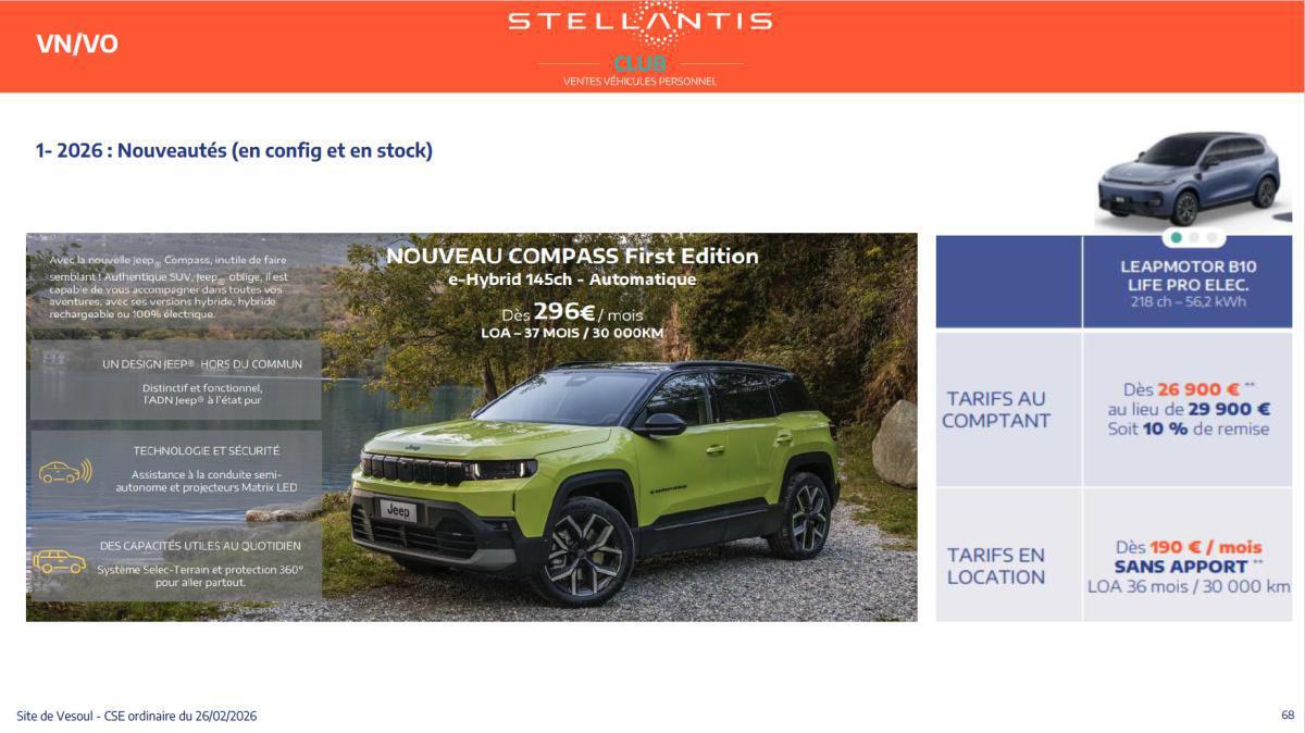 Quelques données et infos suite au CSE du 26 Février 2026