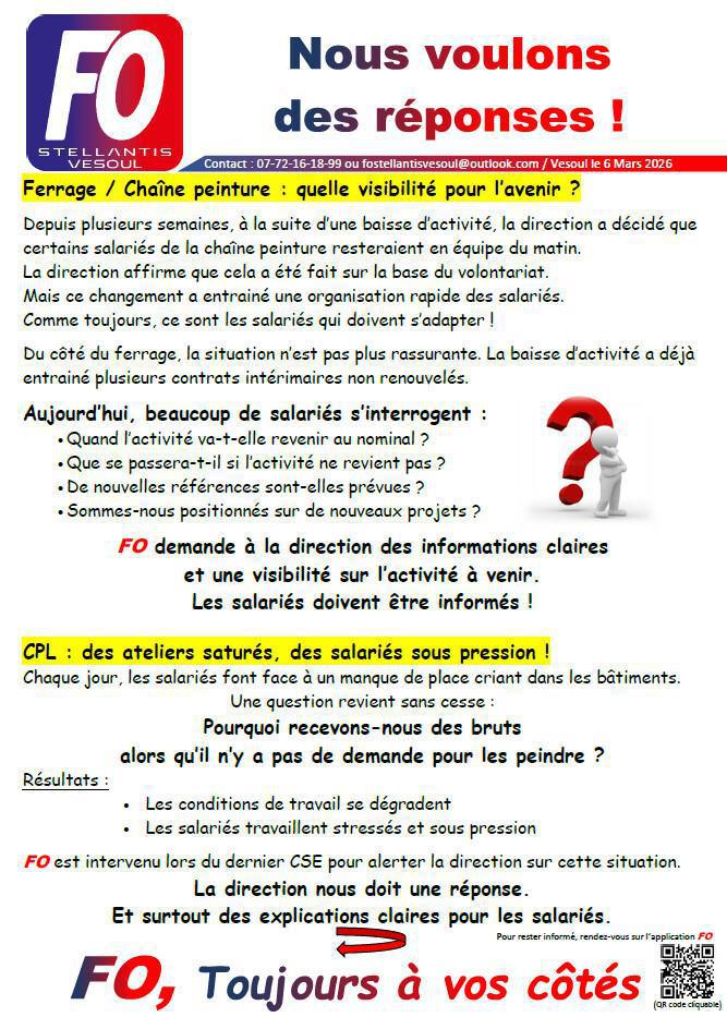 Nous voulons des réponses Nous voulons des réponses