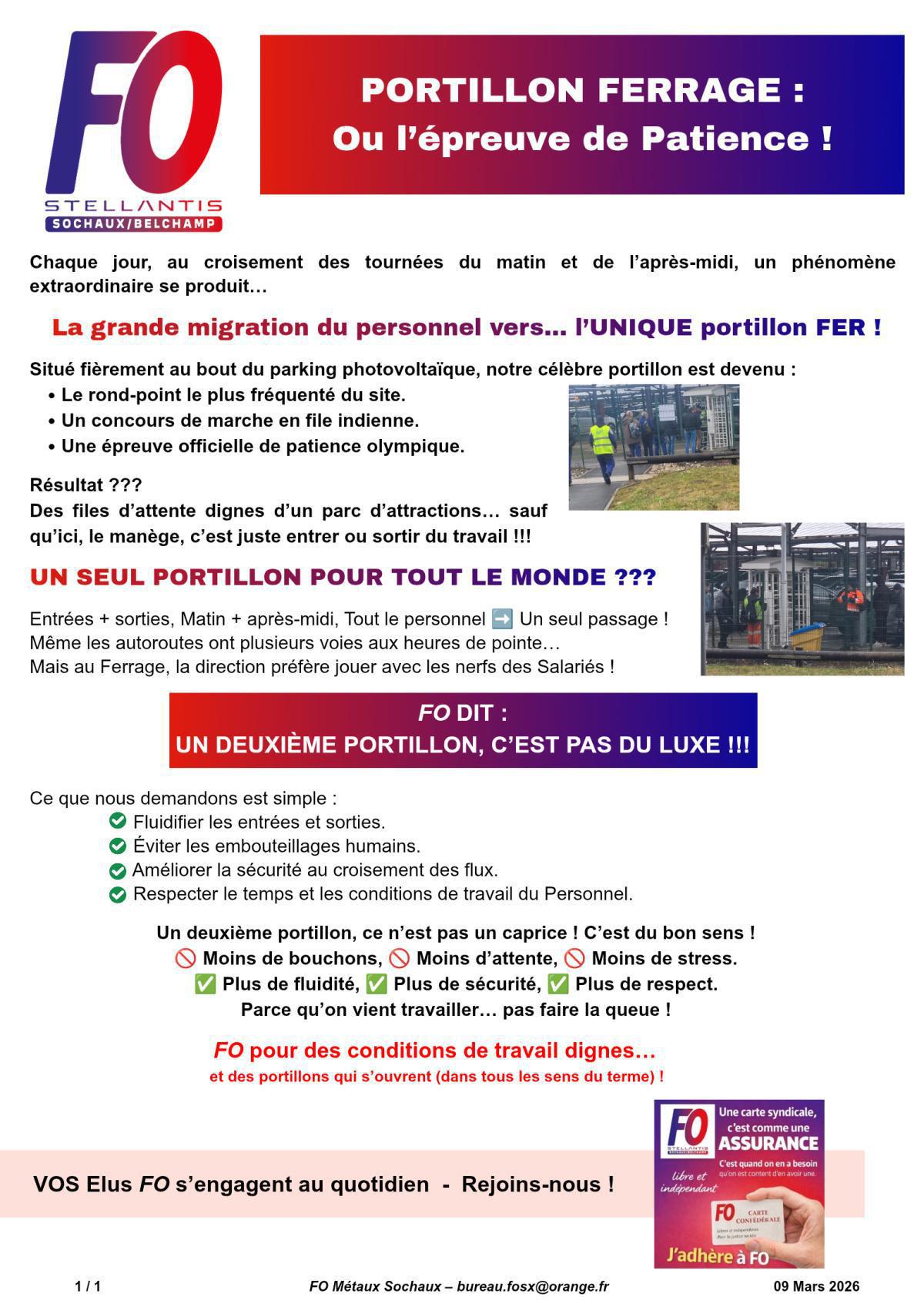 SOC: FO dit stop aux files d'attente... 