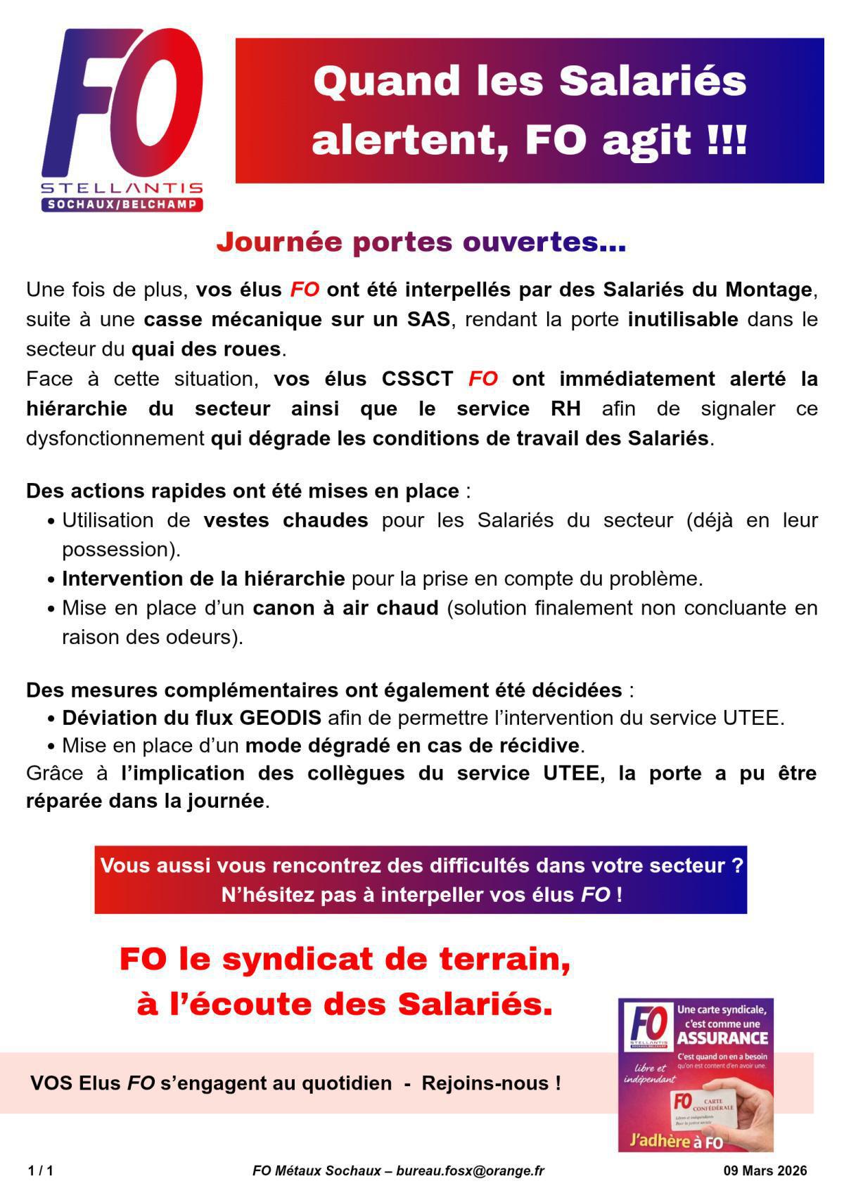 SOC:...Actions rapides et mesures complémentaires 