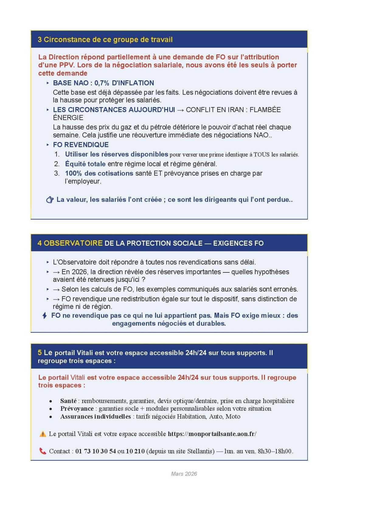 Mutuelle, vos questions avant le GT du 12 Mars !