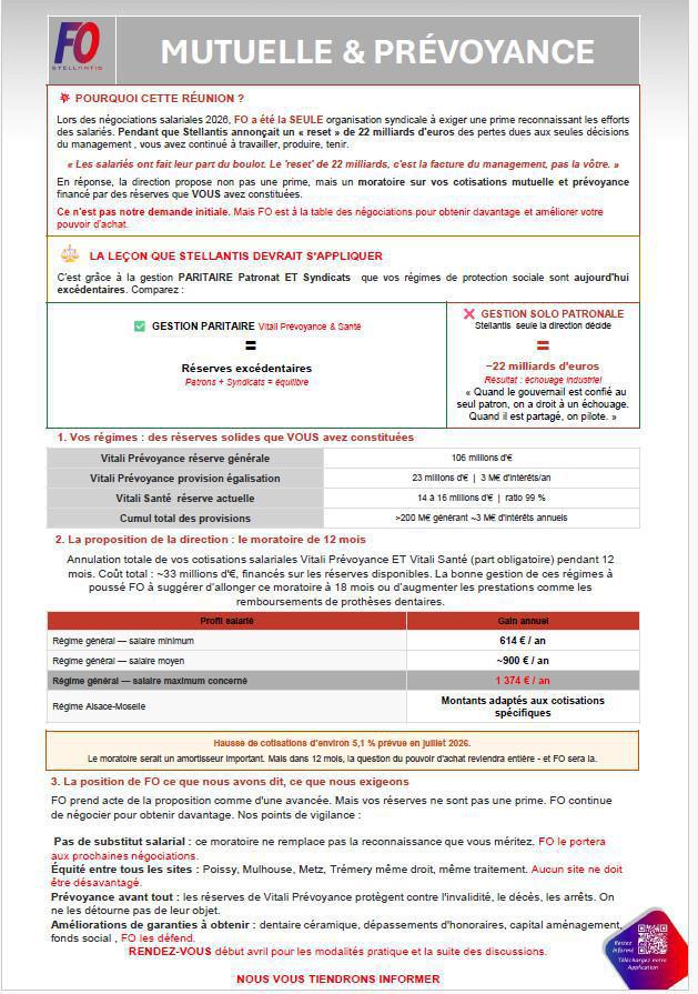 Moratoire prévoyance