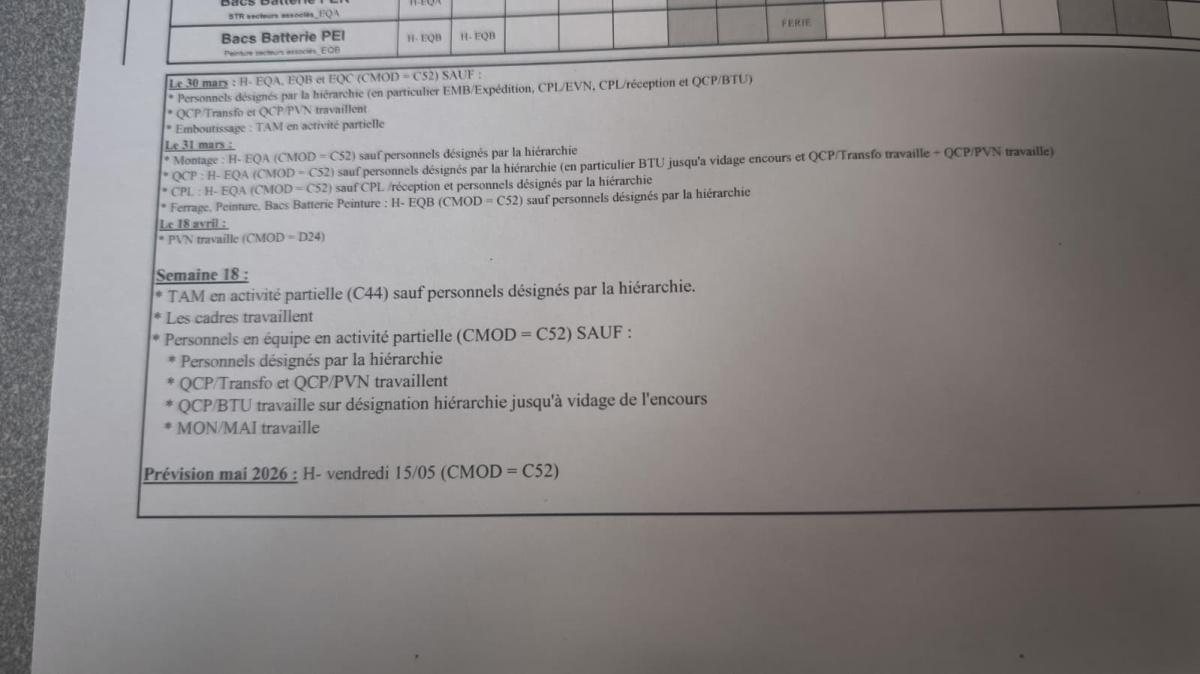 COMPTE RENDU CSE ORDINAIRE du 27 mars 2026 – Stellantis Poissy