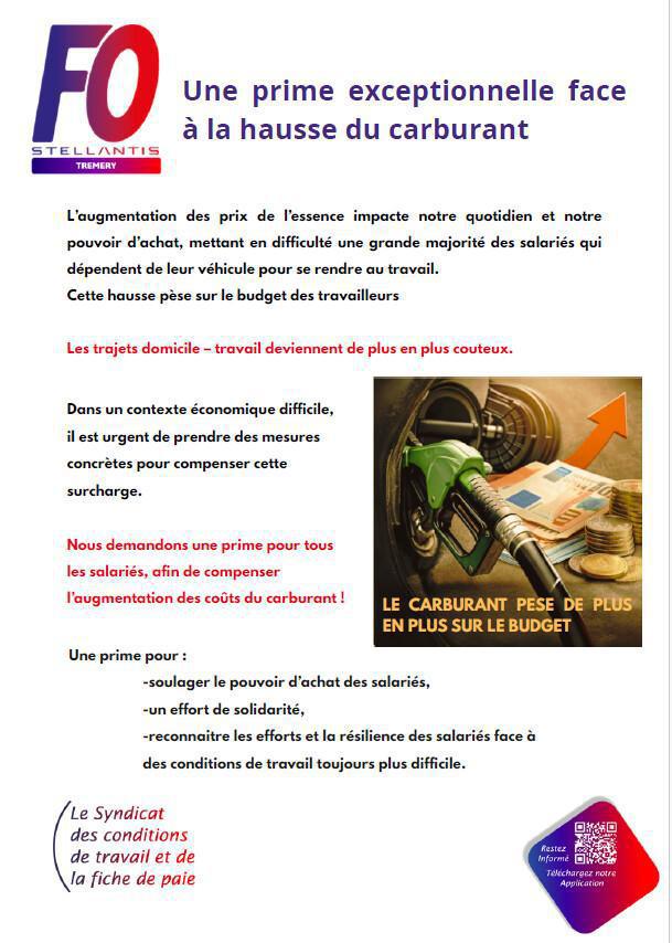 Une prime pour lutter contre la hausse du carburant