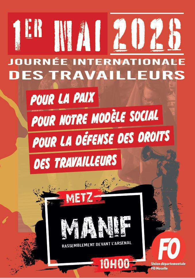 Manifestation intersyndicale le 1er mai