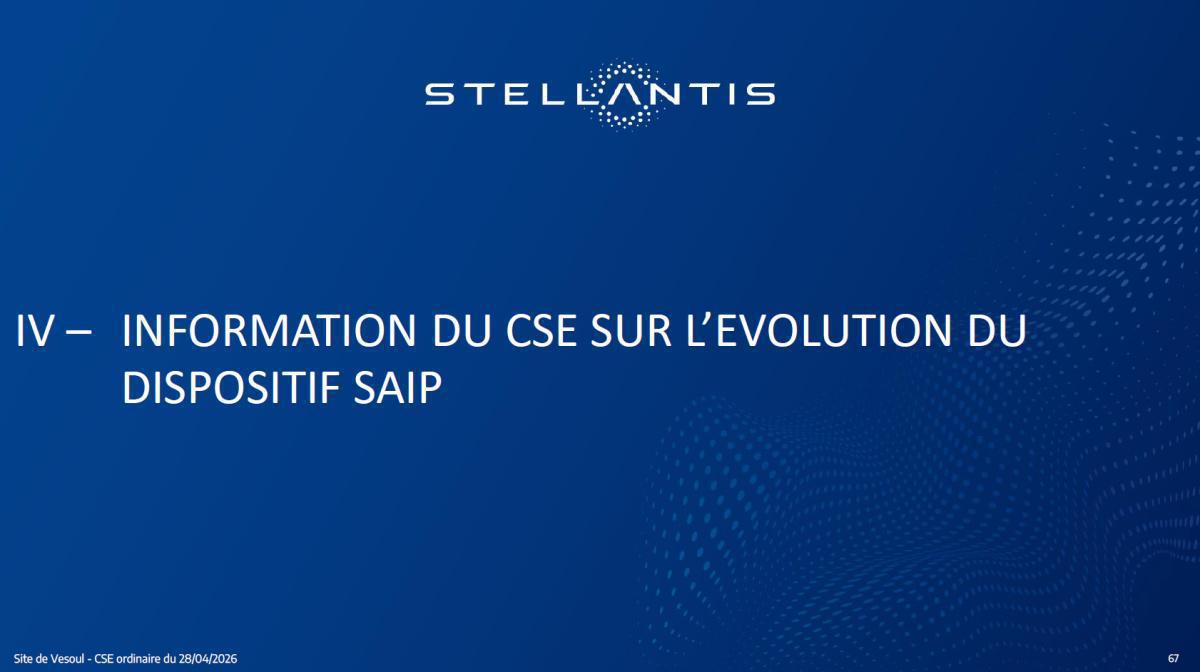 EVOLUTION DU DISPOSITIF SAIP