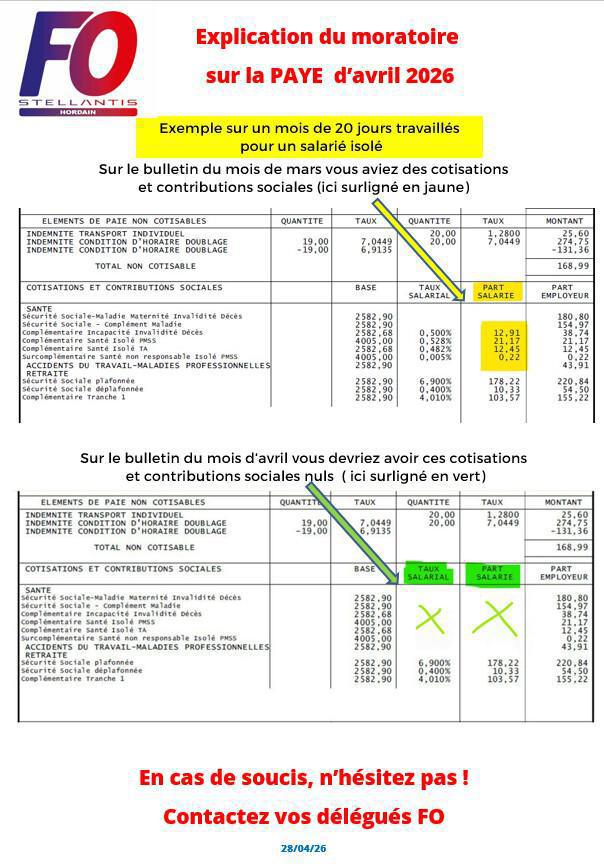 Compte-rendu du CSE ordinaire du 28/04/26