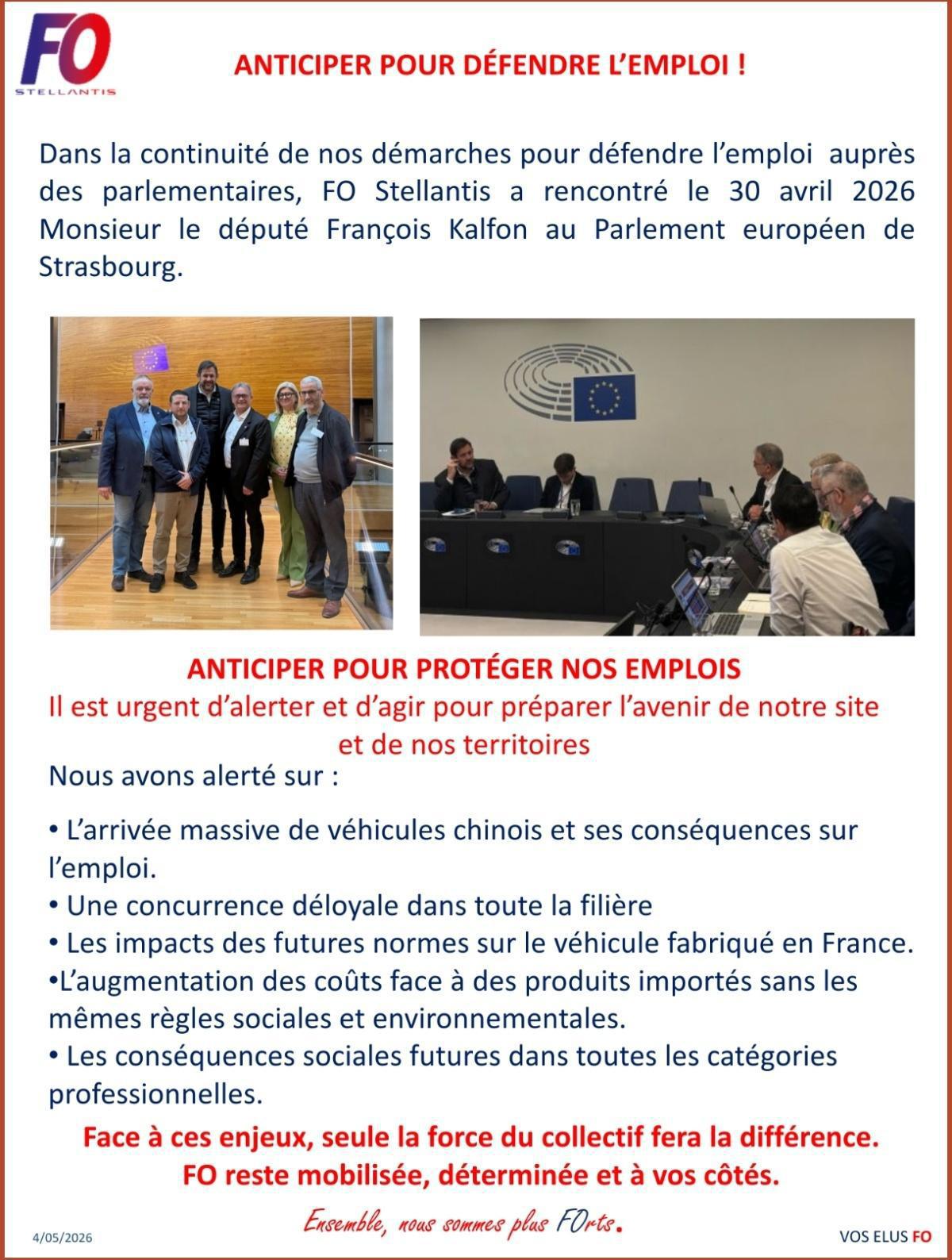 SX/BP: POUR LA DÉFENSE DE NOS EMPLOIS 
