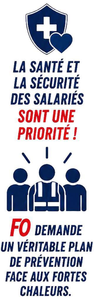 PLAN CHALEUR : FO DEMANDE DES MESURES CONCRÈTES !