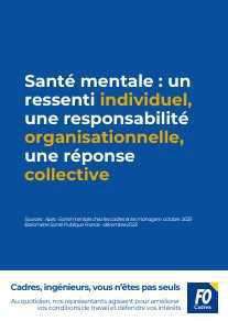 FO CADRES -> SANTE MENTALE POUR LES CADRES
