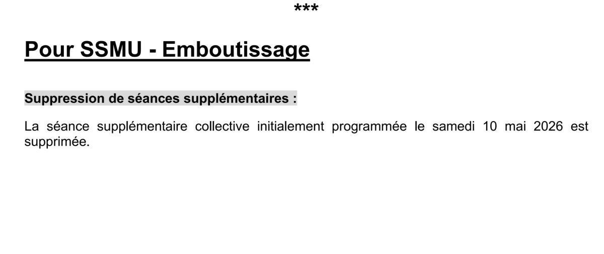 MULHOUSE: CSE EXTRA DU 20MAI 2026
