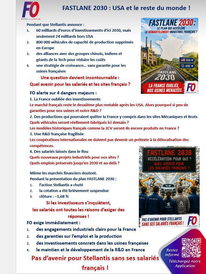 Retour FO suite aux annonces groupe du 21/05/26 
