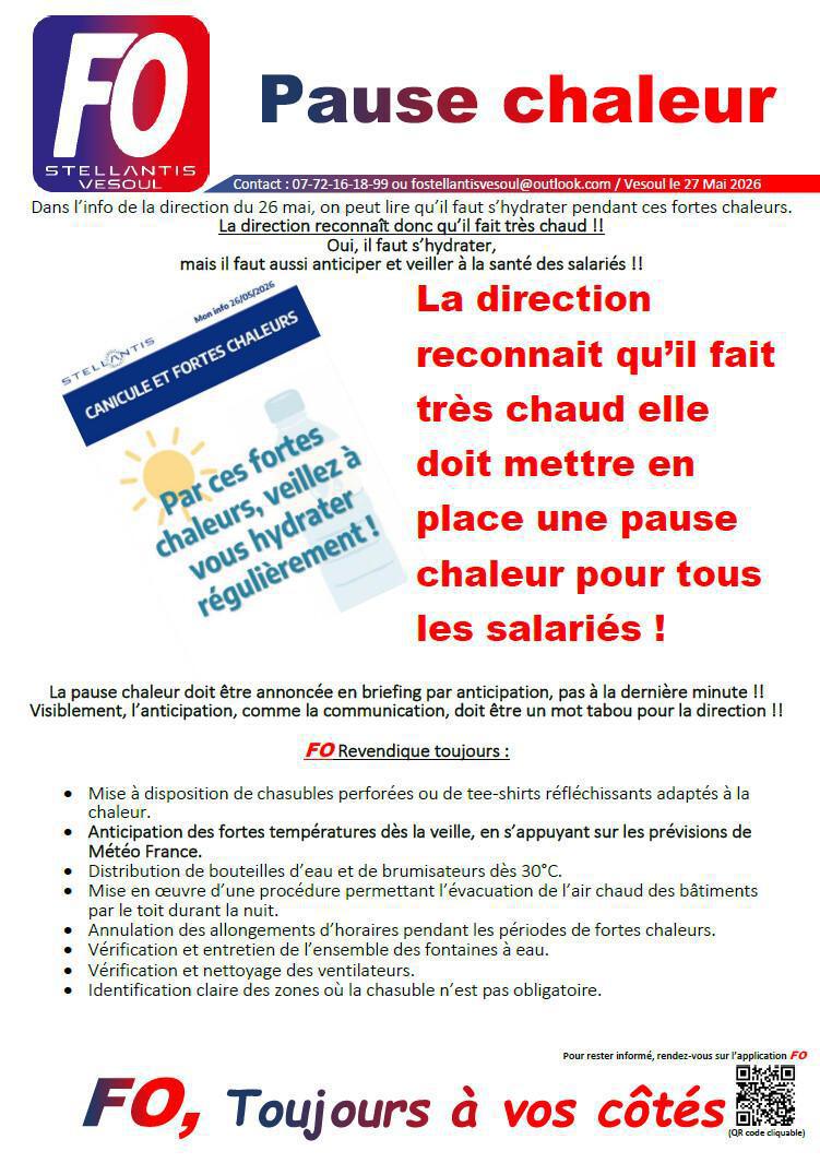 PAUSE CHALEUR PAUSE CHALEUR