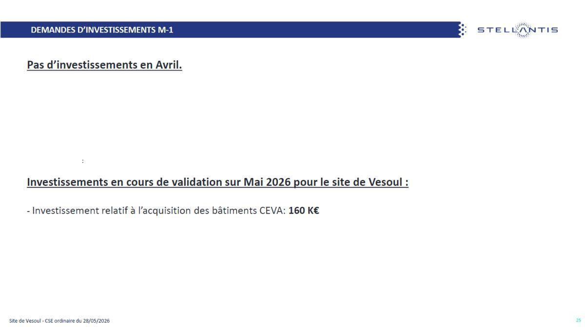 Quelques données utiles : CSE du 28 mai 2026