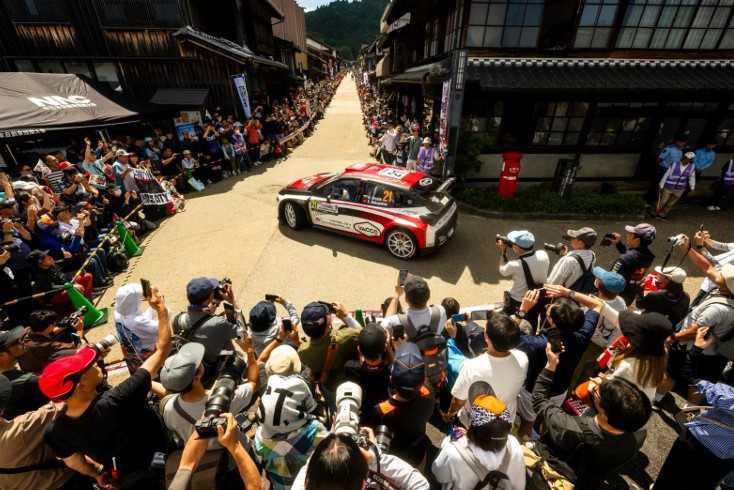 Troisième victoire en WRC2 pour Lancia Corse HF&nbsp;: Gryazin triomphe au Japon et prend la tête du championnat.