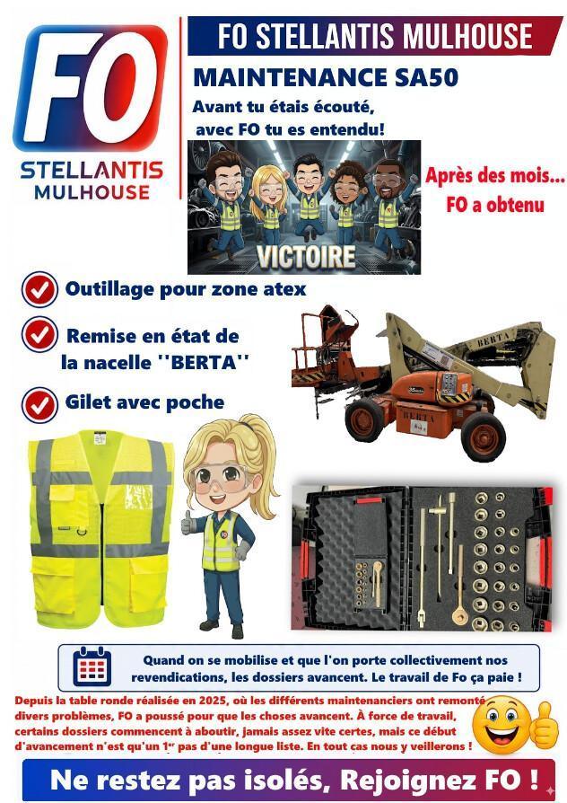 MU: MAINTENANCE SA50 VICTOIRE