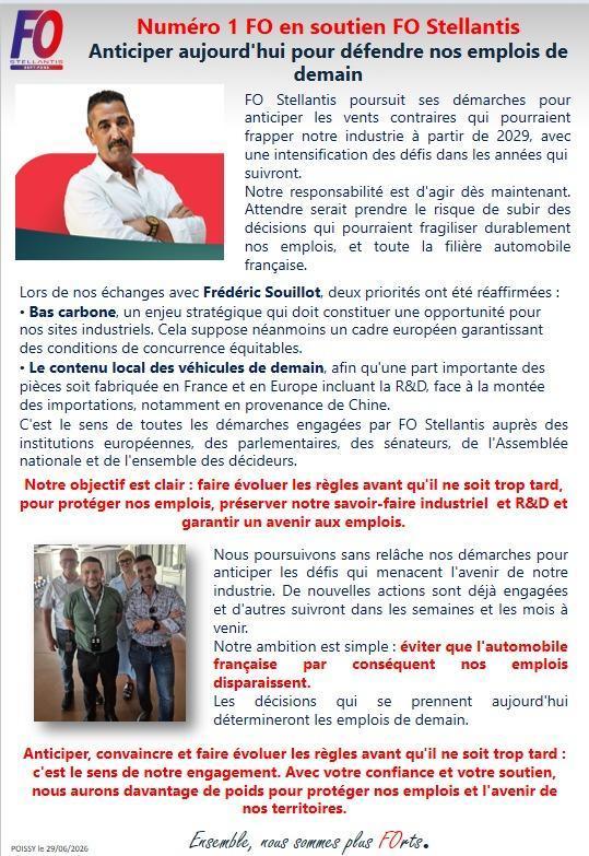 Sx/Bp: FO en action pour la défense de l'emploi...