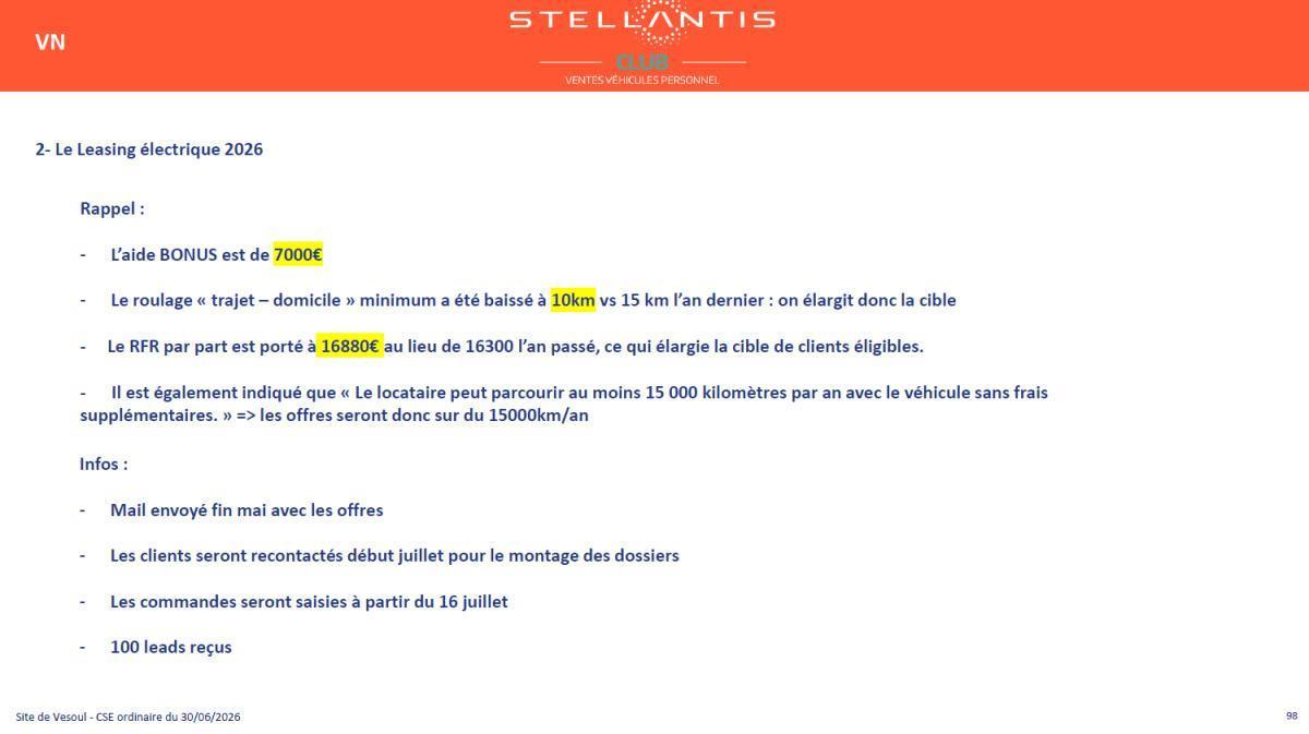 CSE de juin : Quelques données utiles