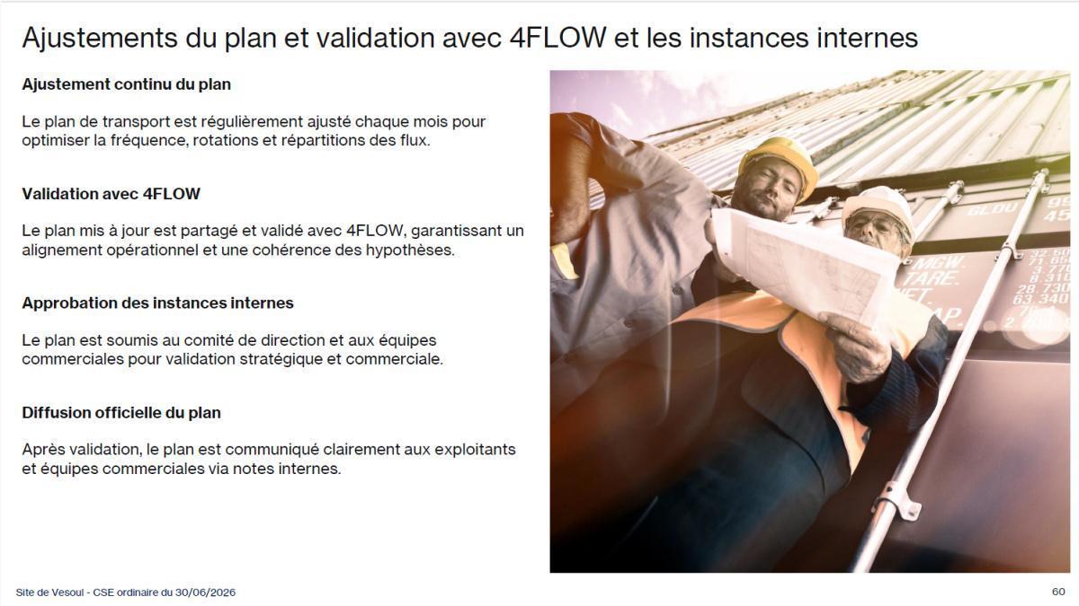 CSE de juin : Présentation plan transport