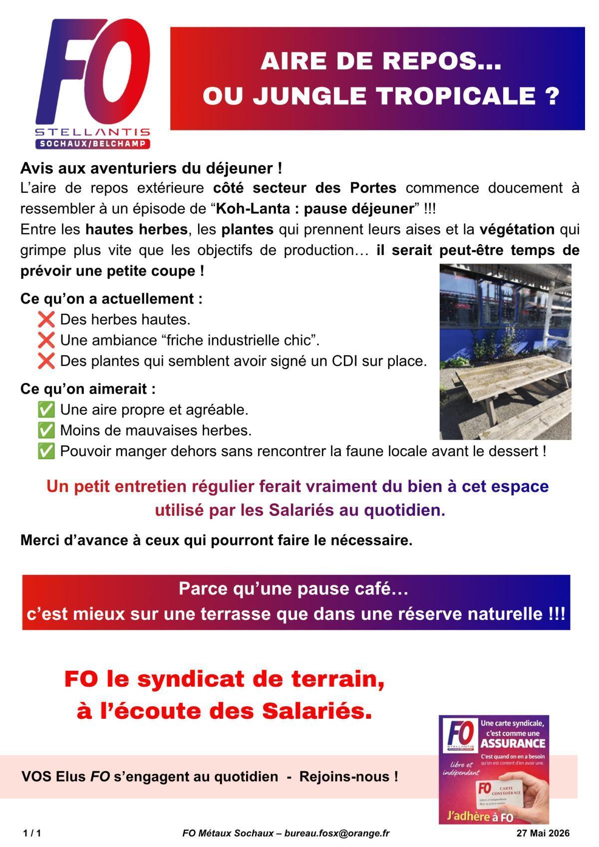 SX BP : Entretien des espaces ...