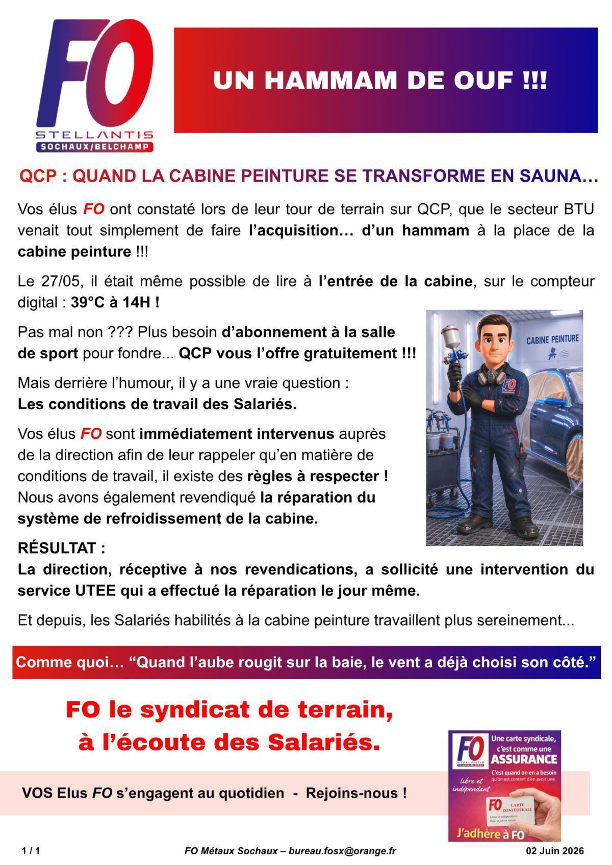 SX BP: SAUNA CABINE PEINTURE !!!