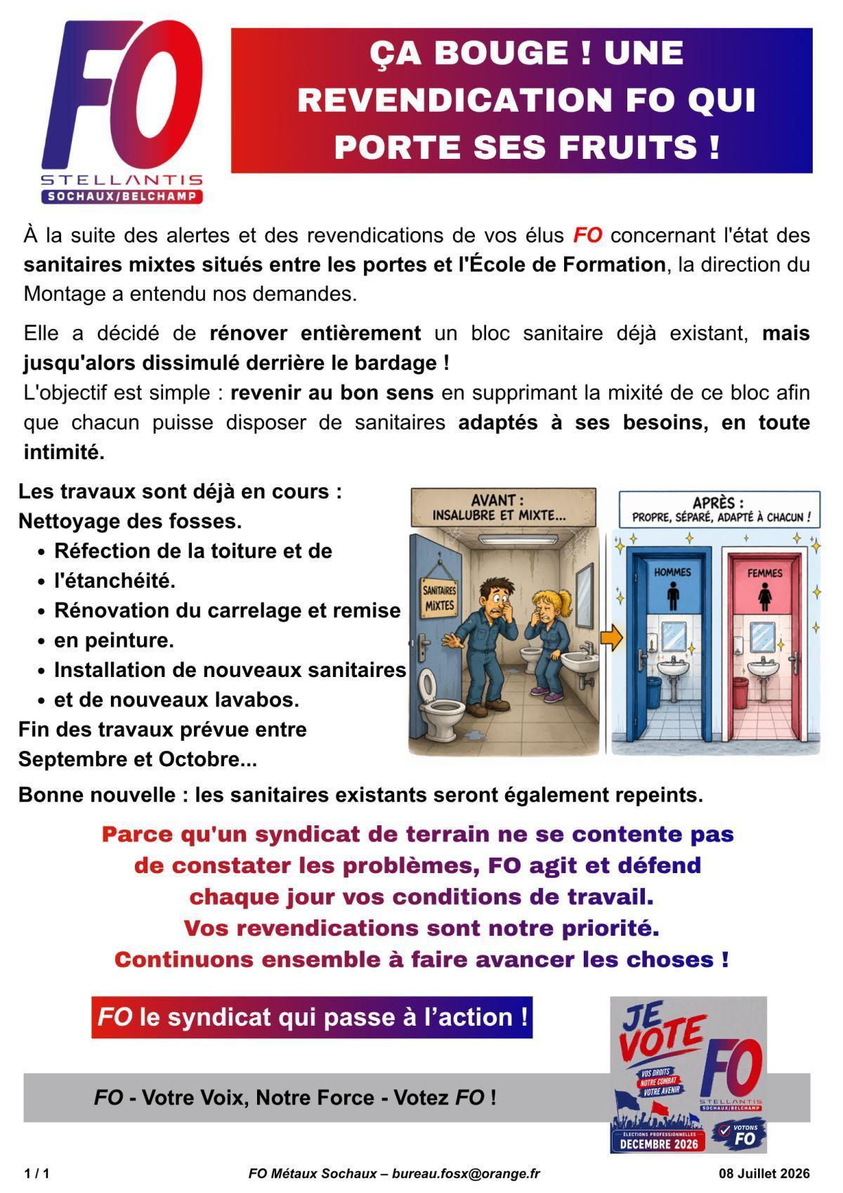 SXBP: '' Toilettes... le retour à la dignité ''
