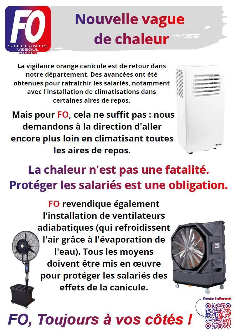 Nouvelle vague de chaleur
