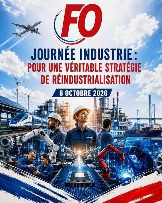 CONFEDERATION FO -> Journée Industrie pour une véritable stratégie de réindustrialisation