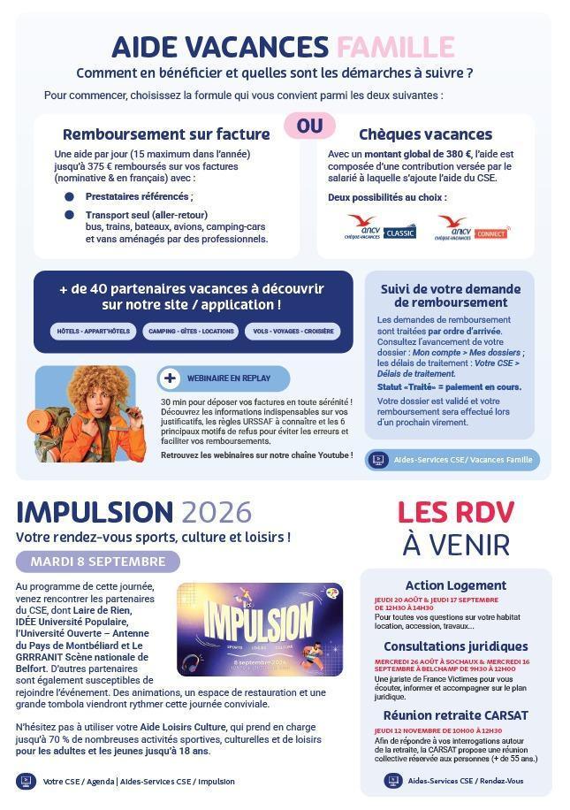 SX/BP: Les inFOs de votre CSE