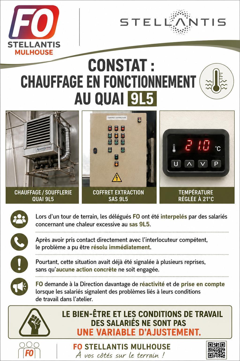 MU: MECANIQUE - CHAUFFAGE QUAI 9L5