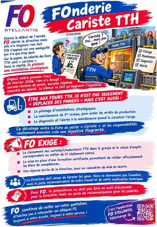 MU: FONDERIE - CARISTE TTH, MAIS PAS QUE....