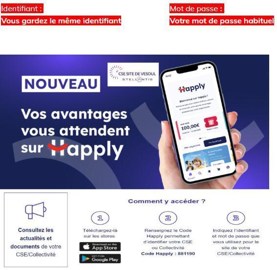 Application du CSE (Happly), comment faire ?