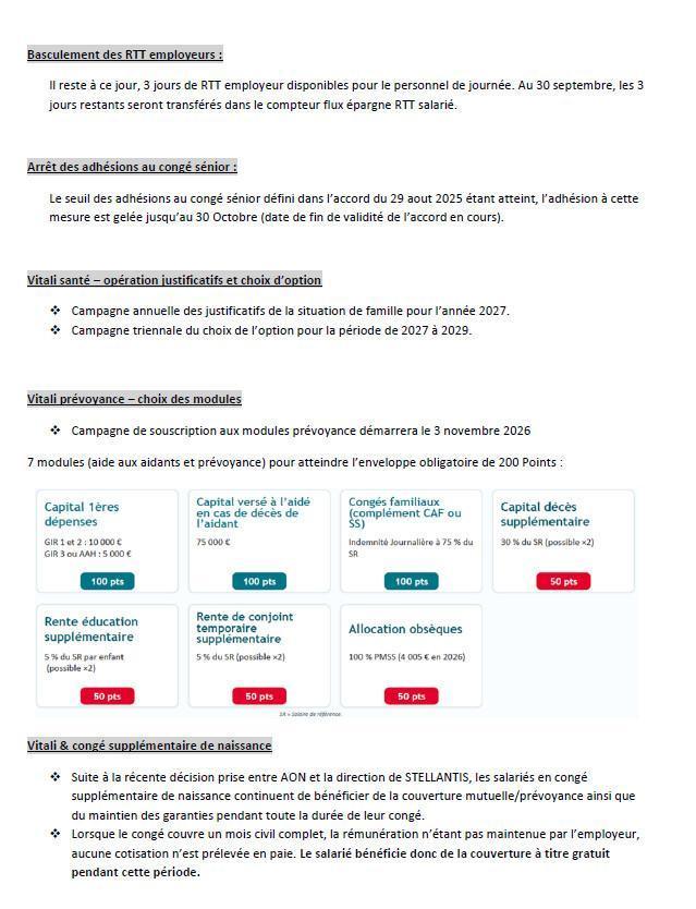 Compte-rendu du CSE ordinaire du 29 septembre 2026