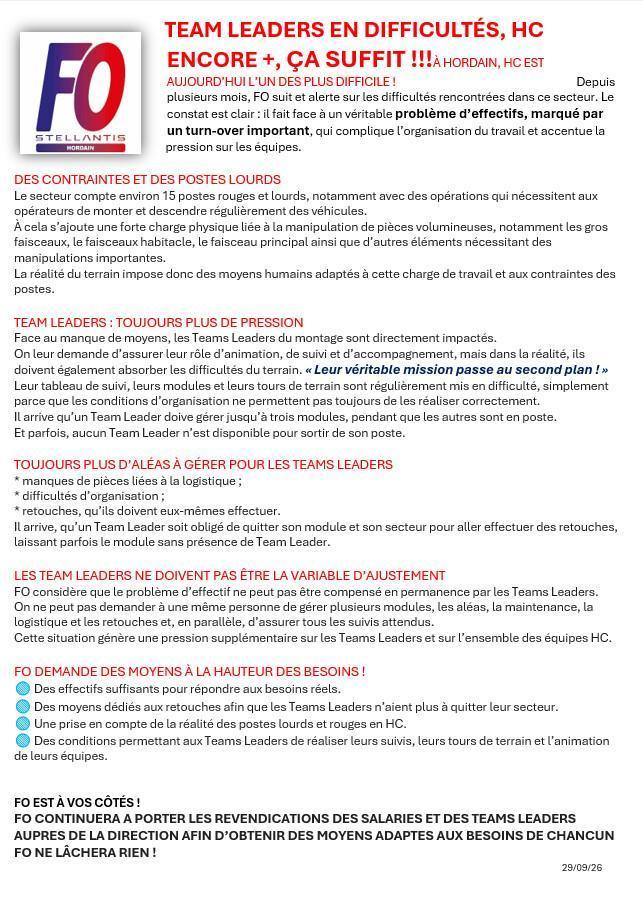 FO TRACT DU 29/09/26 