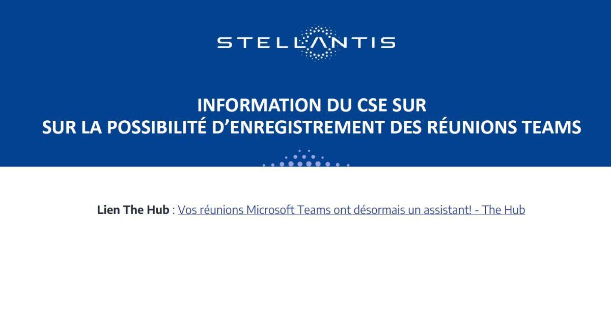 Quelques données et infos suite au CSE du 29 Septembre 2026
