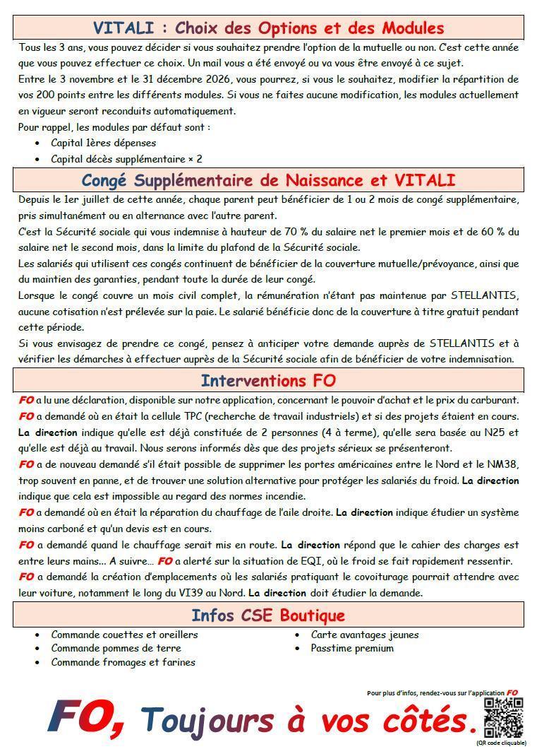 VES : Compte rendu CSE du 29 Septembre 2026 VES : Compte rendu CSE du 29 Septembre 2026