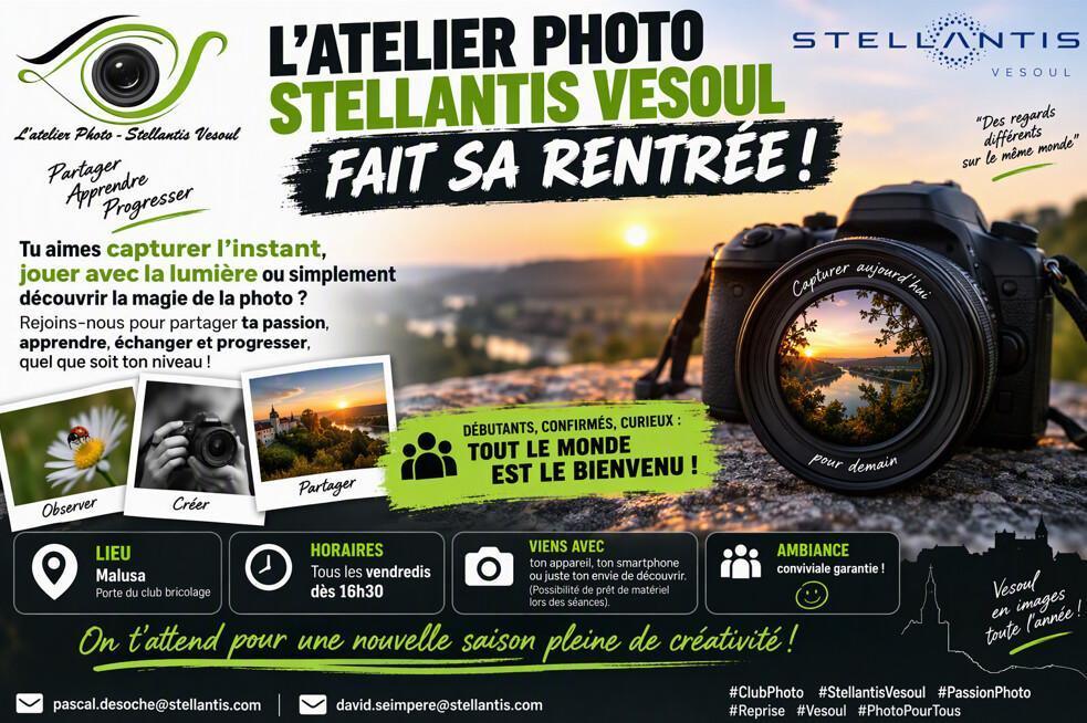 L'atelier photo fait sa rentrée