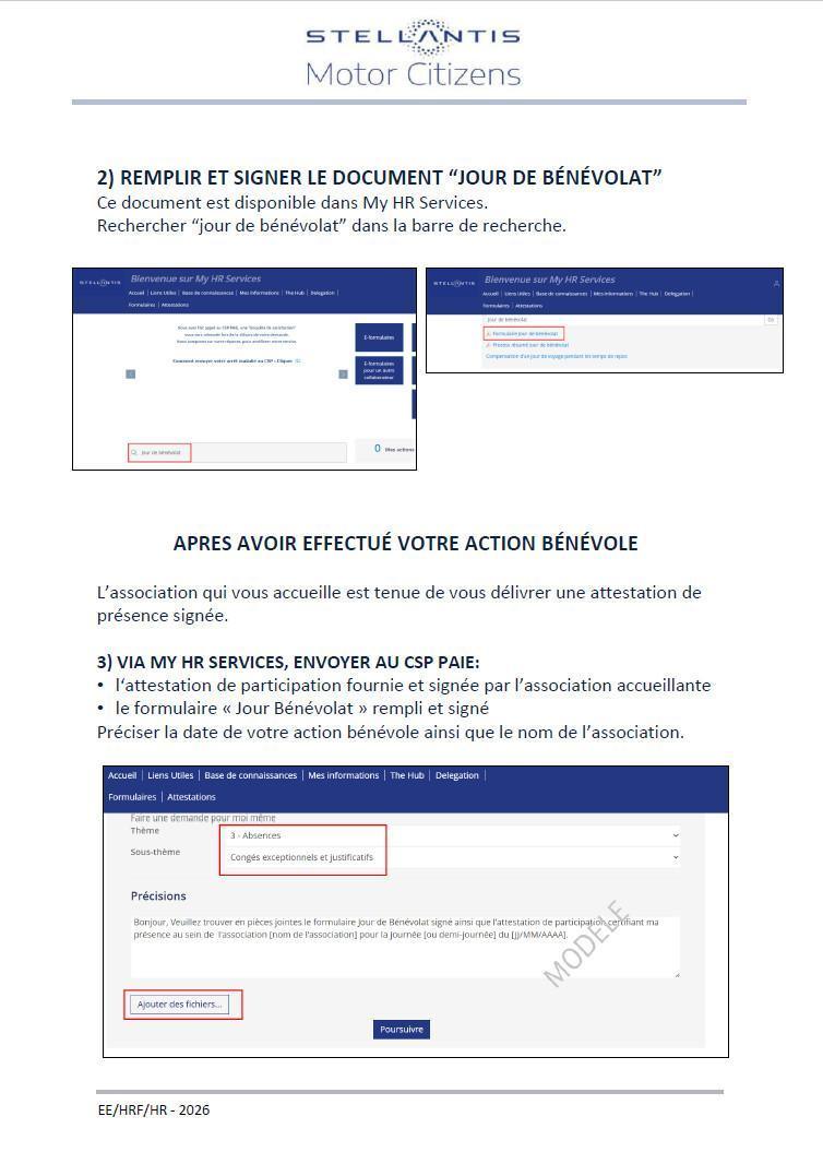 Jour de bénévolat, comment faire ? 