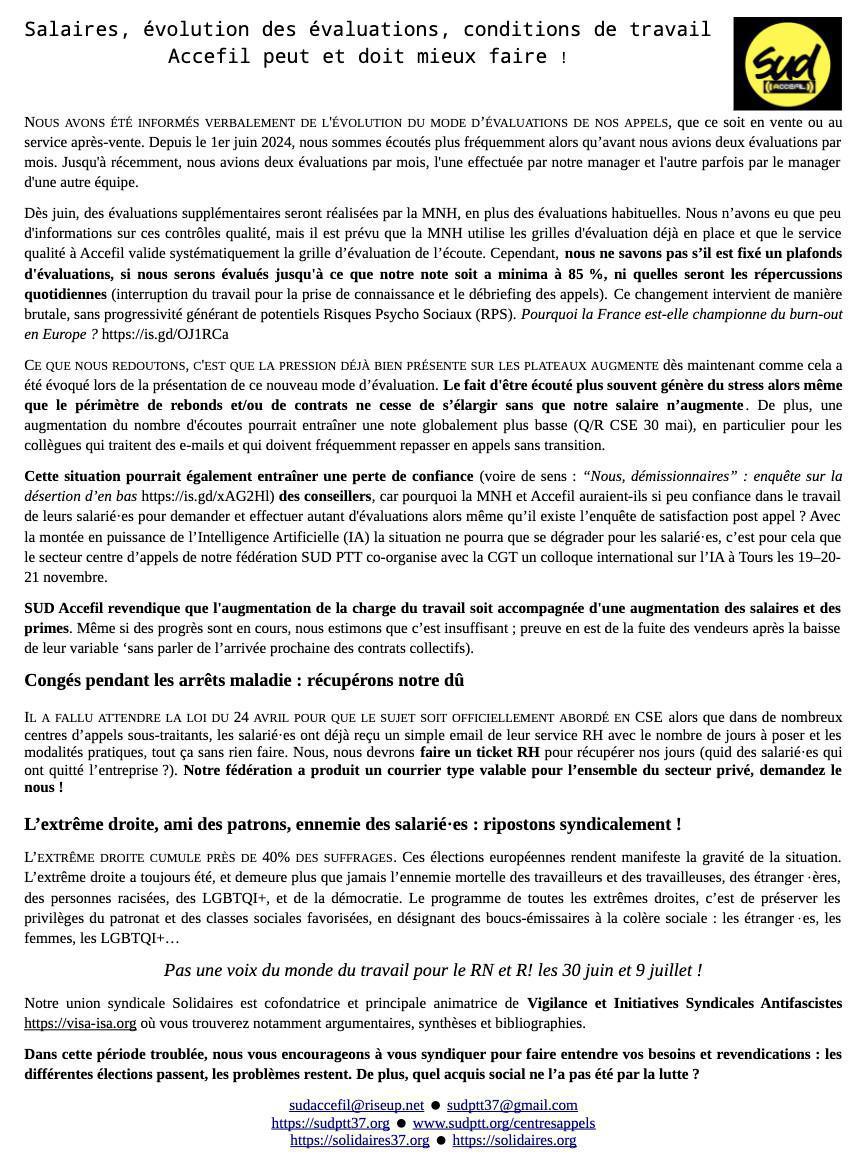 Accefil peut et doit mieux faire !