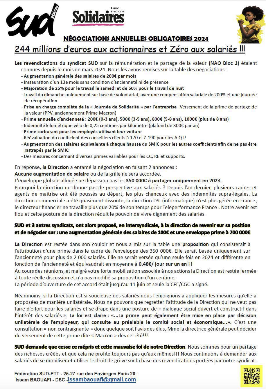 Teleperformance : NAO 2024