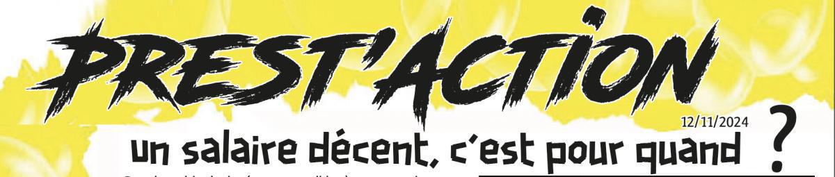 Prest'Action : Salaire de branche