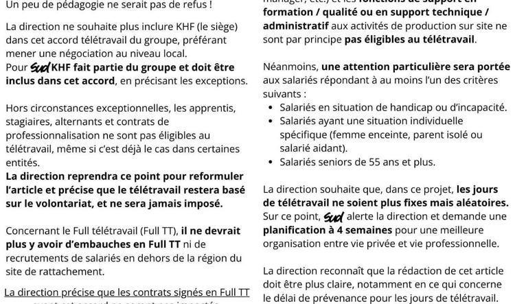 Konecta : Négociation télétravail