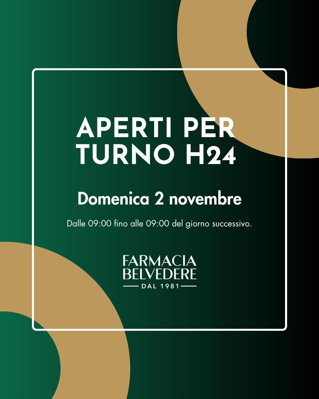 Aperti per turno h24