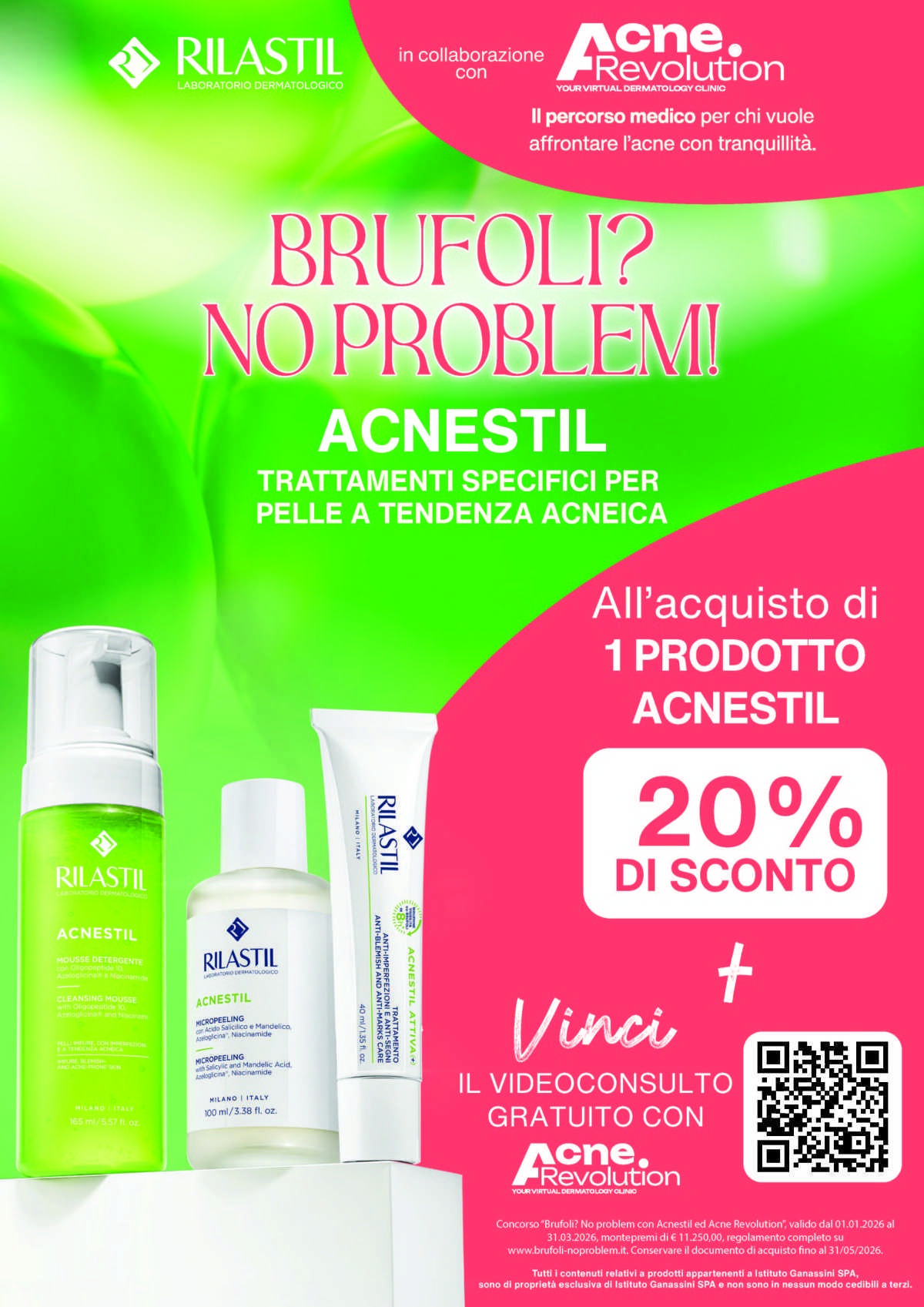 20% sconto acnestil