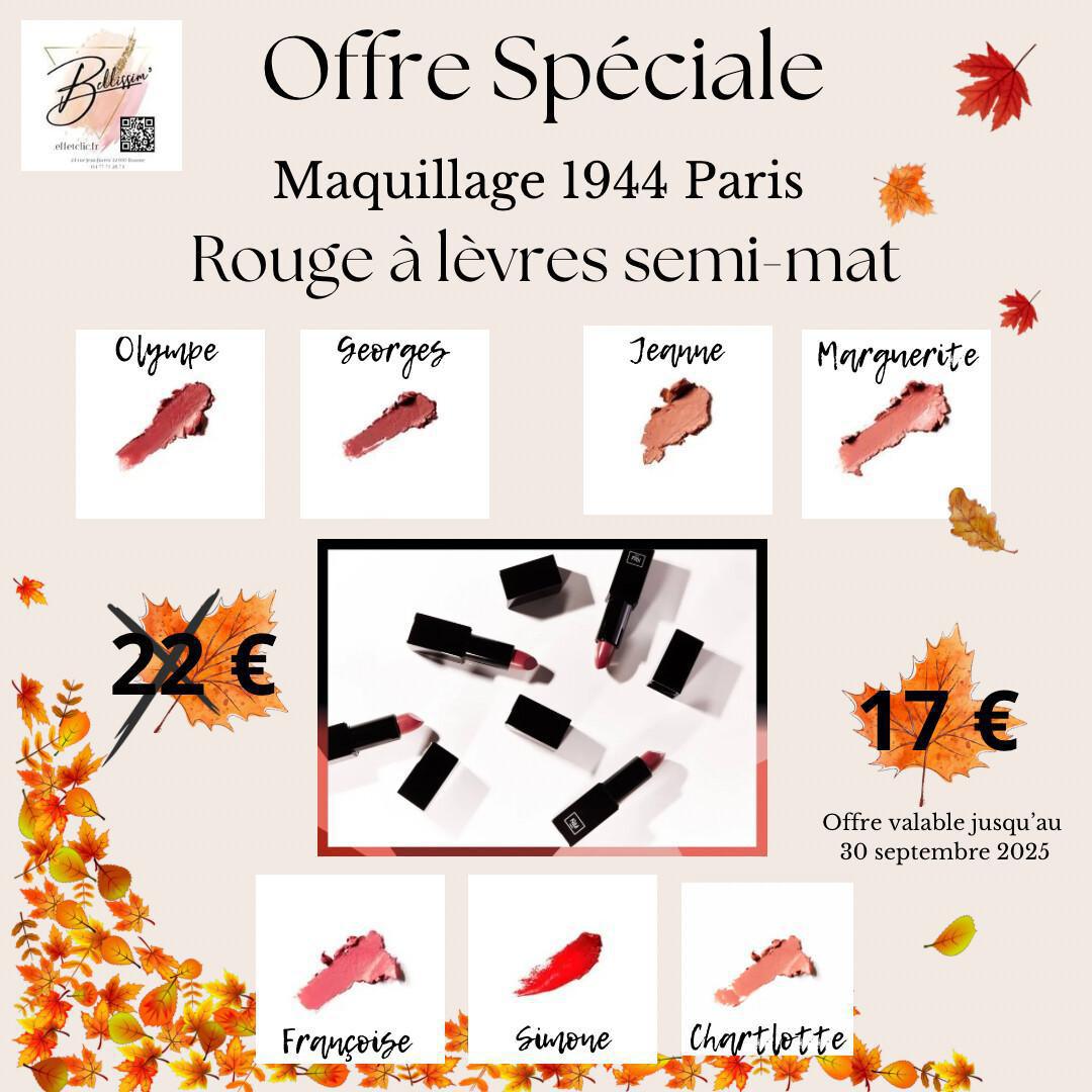 Offre spéciale Maquillage 1944 paris