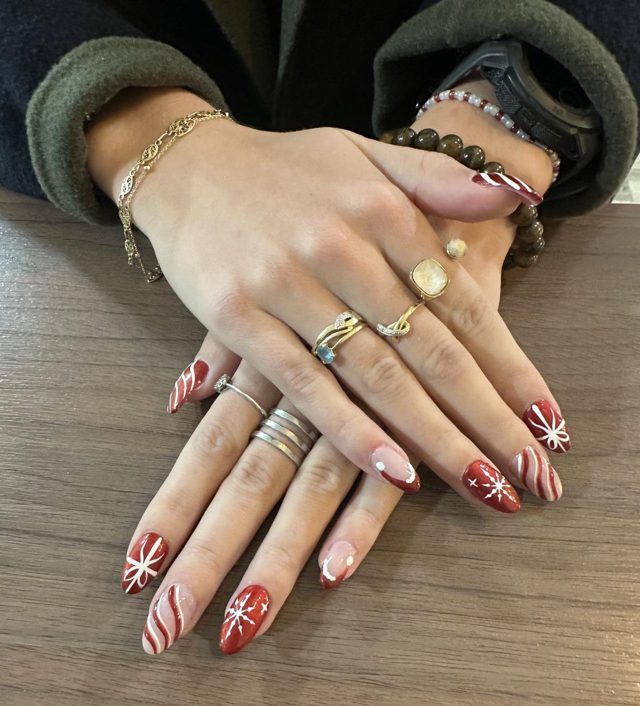 Nail art de Noël 