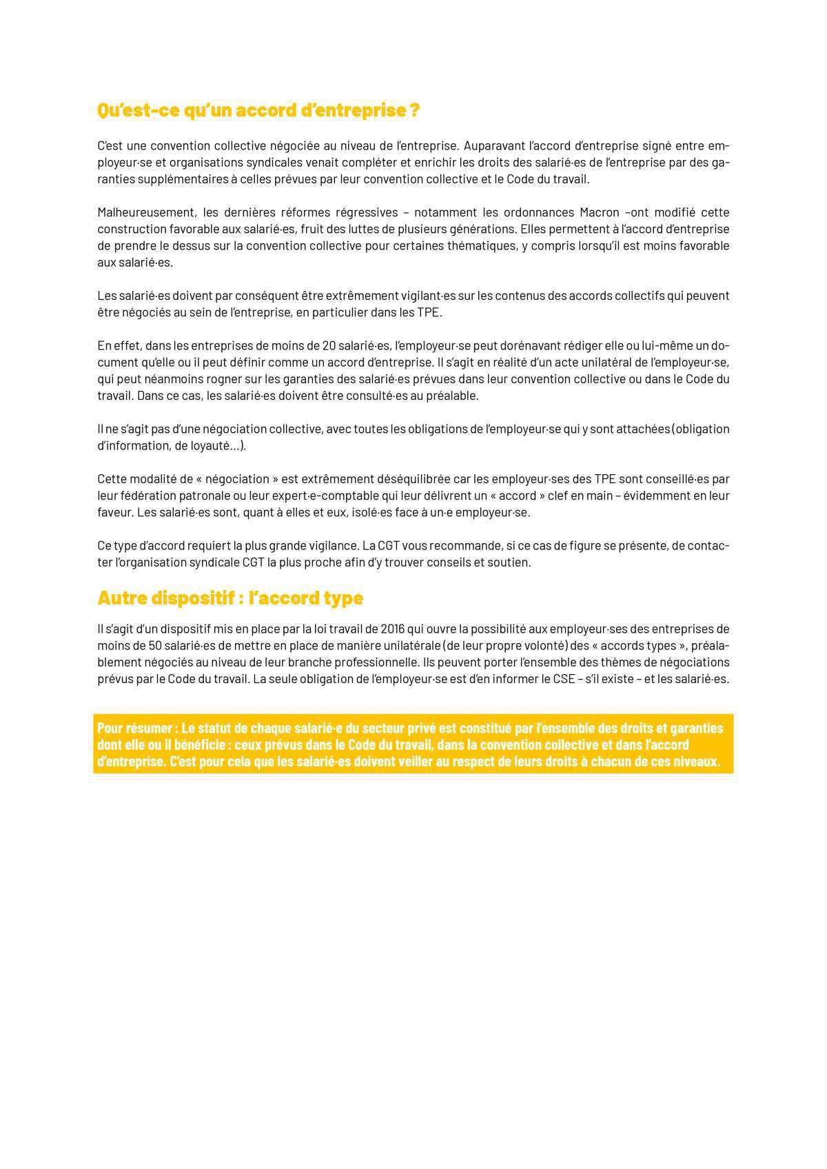Conventions collectives